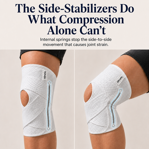 Steady Knee, Less Pain With V-lock™ Knee Support